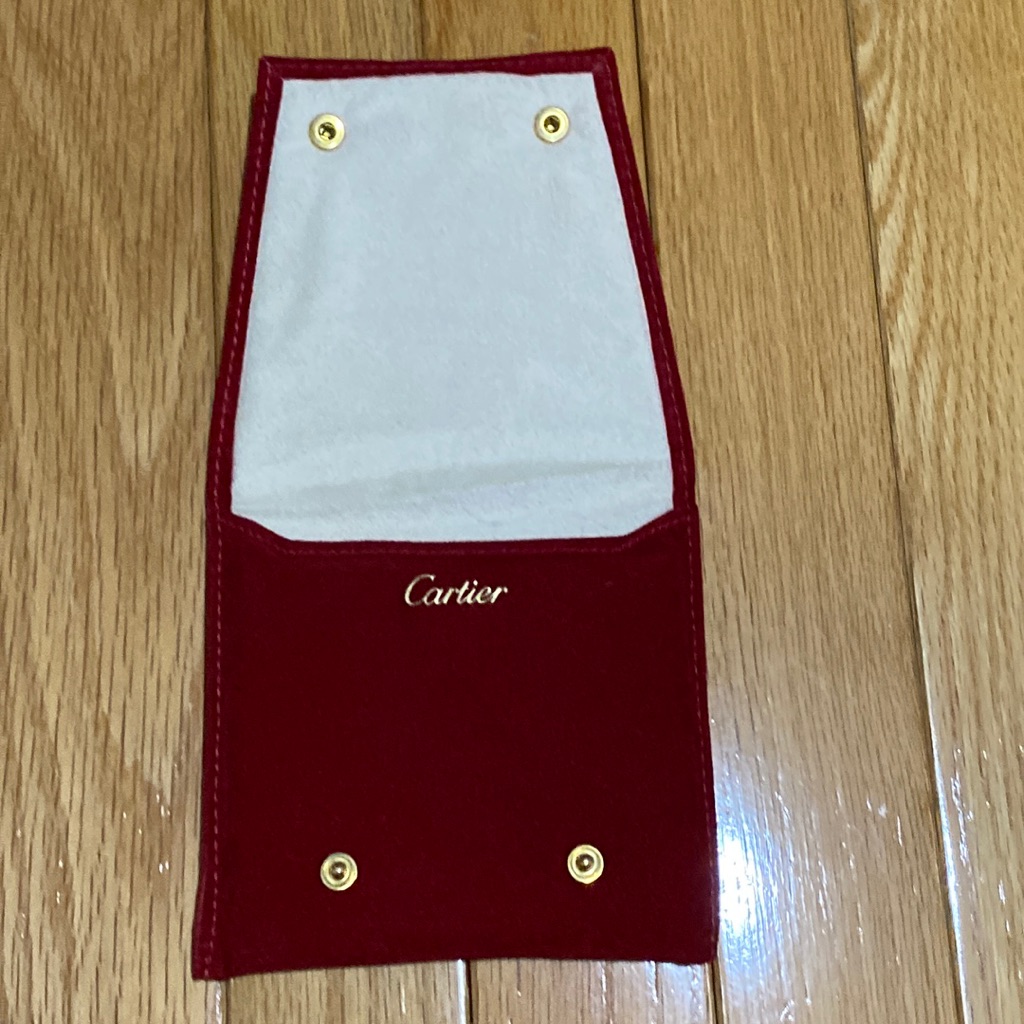 Authentic Cartier Travel Jewelry Pouch